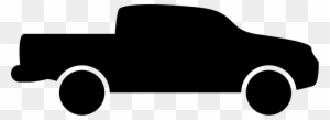 Pick Up Truck Side View Silhouette Svg Png Icon Free - Pick Up Truck Silhouette