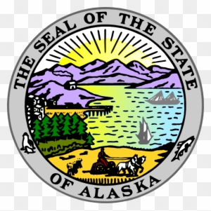 Seal Of The State Of Alaska Wooden Plaque - Seal Of The State Of Alaska