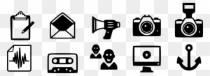 Big Image - Communication Clipart Black And White