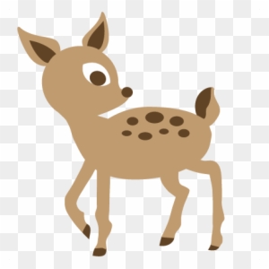 Deer Svg Cut File For Scrapbooking Free Svgs Free Svg - Woodland Baby Deer Clipart