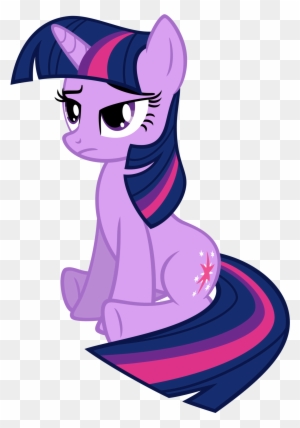Twilight Is Not Amused By Moongazeponies Twilight Is - Twilight Sparkle Not Amused Vector