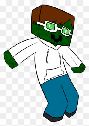 Cool Zombie Mascot - Zombie De Minecraft Animado