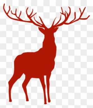 Free Clip Arts Online - Christmas Deer Silhouette Png