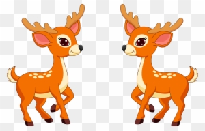 White-tailed Deer Clip Art - Cute Clipart Of Deer