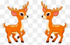 White-tailed Deer Clip Art - Cute Clipart Of Deer