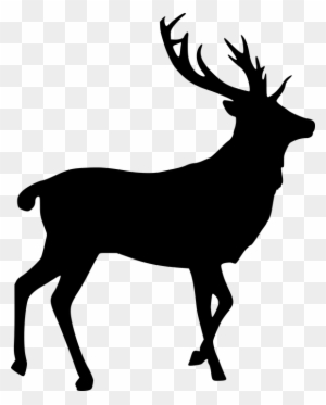 Free Photo Silhouette Elk Stag Cut Out Deer Bull - Deer Png