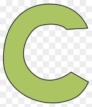 Green Letter C Clip Art Image Large Green Capital Letter - Fraternal Order Of Police