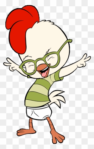 Chicken Little Abby Mallard Dog Announcer Buck Cluck - Chicken Little Cartoon