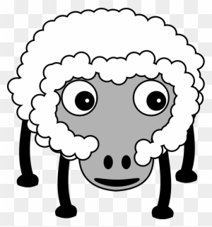 Funny Sheep Clipart, Vector Clip Art Online, Royalty - Farm Animals Cartoon No Background