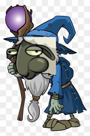 Wizard Zombie With Poorly Edited Sheep Head - Plants Vs Zombies Characters