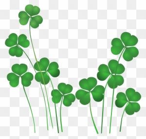 St Patricks Day Shamrocks Decor Png Clipart - St Patrick's Day Party