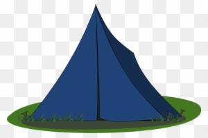Blue Ridge Tent Svg Vector File, Vector Clip Art Svg - Camping Tent Clipart