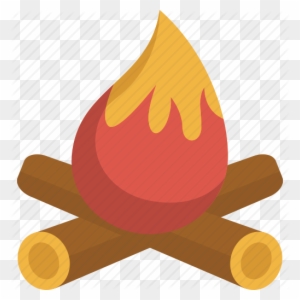 Camp Fire Clipart Warmth - Wood Fire Icon Free