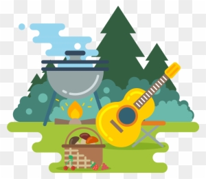 Royalty-free Camping Illustration - Camping Illustration