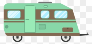 Travel Trailer Vector Transparent Png - Trailer