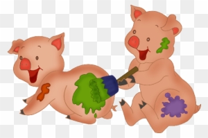 Farm Animals Clipart Piggy - Cute Pig Clipart Png