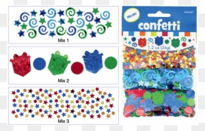 Happy Birthday Boy Value Confetti - Amscan Confetti Mix Micro Zone Boy Party Accessory