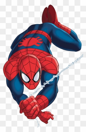 Spiderman Hd Clip Art Png - Ultimate Spider Man Cartoon Web