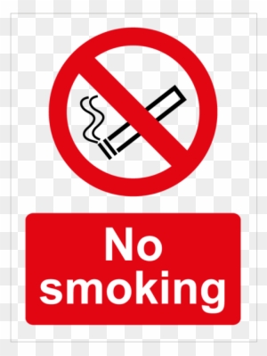 No Smoking Sign - Against The Law To Smoke