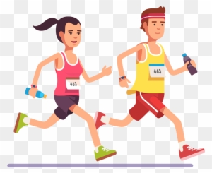 Animation Running Sport Download - Upcoming Marathon In Bangalore 2018 April