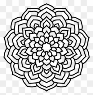 Flower Mandala Coloring Page - Dibujos Para Colorear De Mandalas - Free Transparent PNG Clipart Images Download Flower Mandala Coloring Page - Dibujos Para Colorear De Mandalas - Free Transparent PNG Clipart Images Download