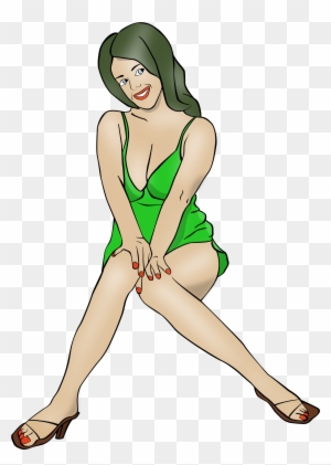 Big Image - Cartoon Sexy Woman Png