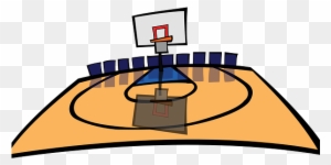 Basketball - Basketball Court Clip Art
