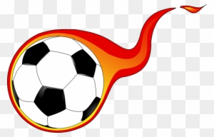 Flaming Football Clipart Boule Soccer Football Images - Soccer Ball Clip Art