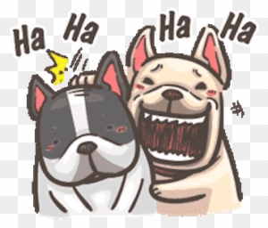 The Funny Bulldog Animated Messages Sticker-4 - Bulldog