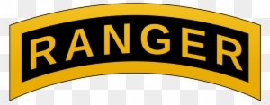 File - Ranger Tab - Svg - Us Army Rangers Insignia