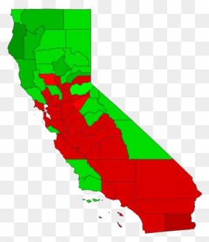 2016 County Township Map - California Demographics By County