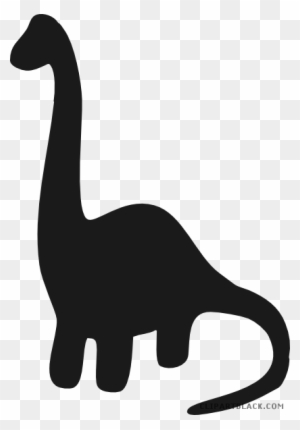 Dinosaur Animal Free Black White Clipart Images Clipartblack - Dinosaur Silhouette
