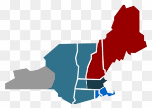 Southeastern Ma, Ri - New England With New York Map