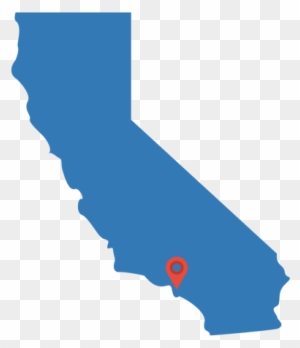 Tool Steel Service Of California Map - California Colored Outline