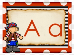 Pirate Theme Word Wall Headers/alphabet Cards - Pirate And Princess Party Invitations