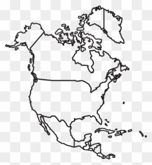 North America Map Clip Art At Clker - North America Map Drawing