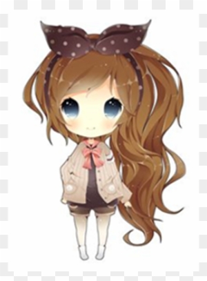 Chibi Wolf Girl Roblox Download Anime Chibi Girl With Brown Hair