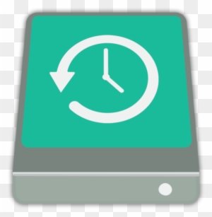 Flat Hard Drive By Janosch500 - Time Machine Drive Icon