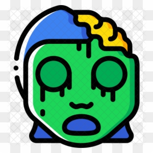 Zombie Girl Icon - Zombie