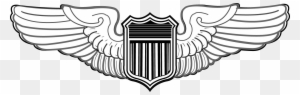 Aeronautical Rating Badges - Us Air Force Pilot Badge
