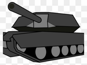 Tank Clipart Gray - Army Tank Tshirt Military Vehicle Warfare