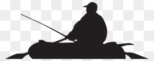 8 Images Of Fisherman Silhouette Easter Clipart - Boat Silhouette Png