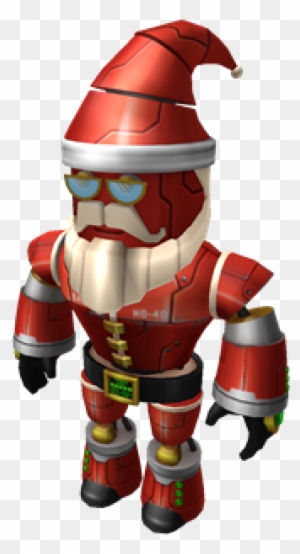 Santa Bot Roblox Santa Bot Free Transparent Png Clipart Images Download - deer head wearing a santa hat roblox