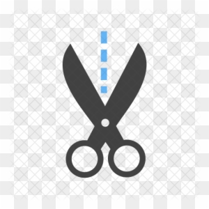 Scissor Icon - Scissor Cut Line Png