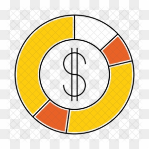 Money Management Icon - Halls Hcb-2100 Custom Laminated Badge - Circle