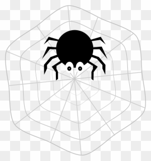 Spider On Web - Animated Spider In Web