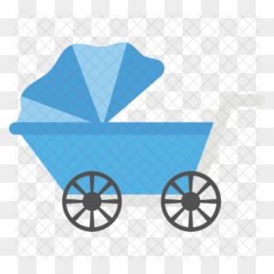 Pram Icon - Clipart Baby Shower Png