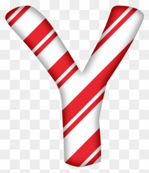 Candy Cane Letter Alphabet Santa Claus Christmas - Santa Claus