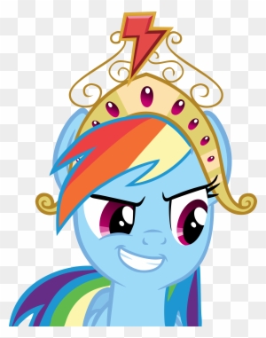 Princess Of Loyalty Seriously, She Would Be The Awesomest - Mlp Rainbow Dash Crown