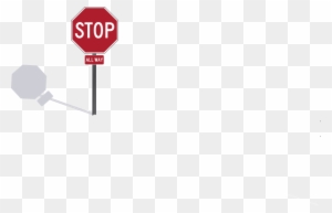 Small Stop Sign Clip Art